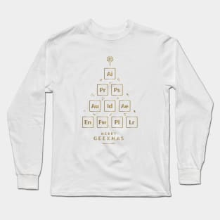 Merry christmas - Merry geexmas - Designers - Gold Edition Long Sleeve T-Shirt